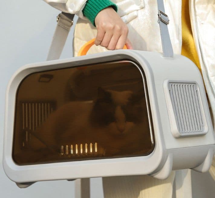 猫キャリーバッグ 広々快適ゆとり空間猫用キャリーバッグ通院専用