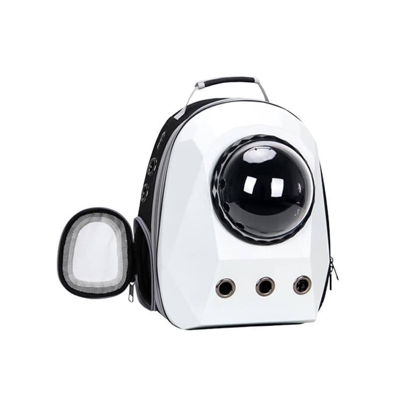 猫キャリーバッグ 宇宙船窓型透明ドーム猫用背負いキャリー
